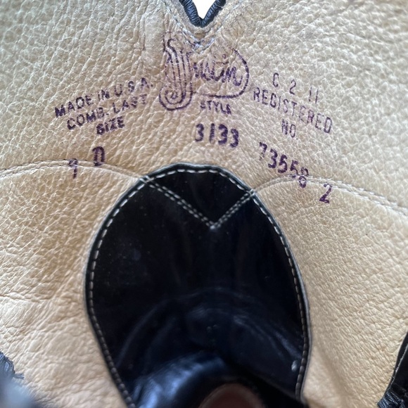 Justin Men's 10" Corona Roper Boots Style 3133 Size: 9D - Picture 8 of 10